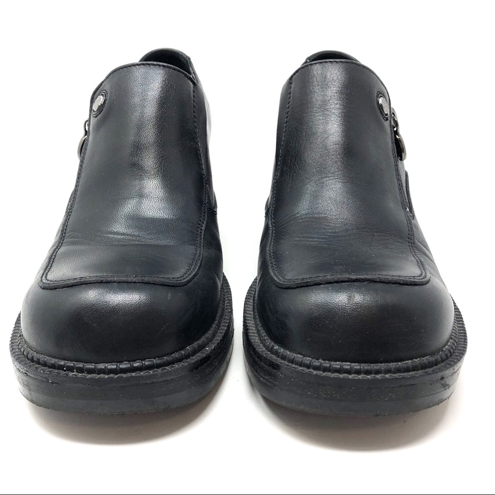 Harley Davidson Leather Platform Ankle Booties - Picture 3 of 9